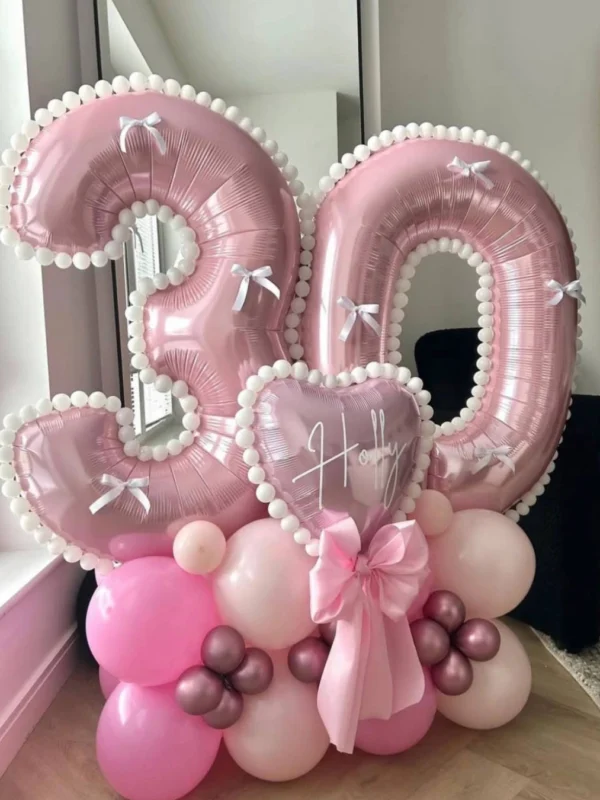 Balloon Bouquet Two Numbers Thirty