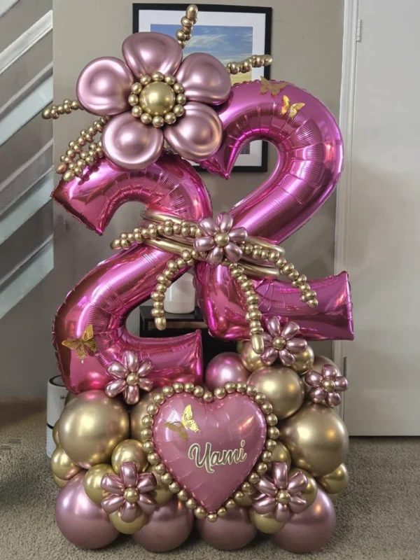 Balloon Bouquet Two Numbers Twenty-Two