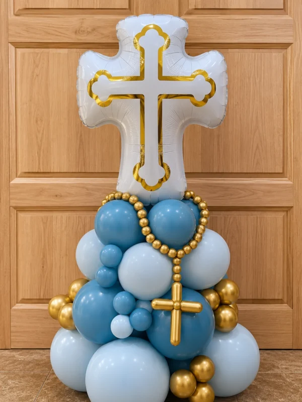 Balloon Bouquet One Number Blue