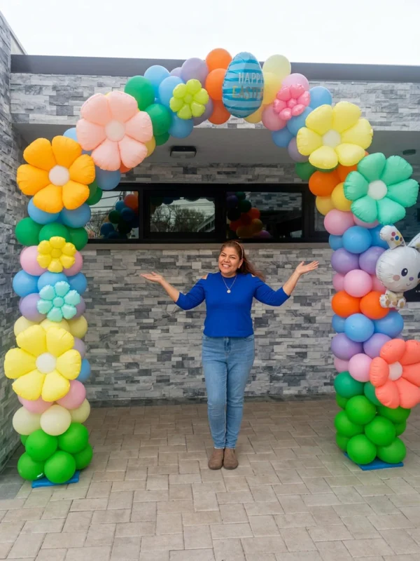 Balloon Arches Happy Easter